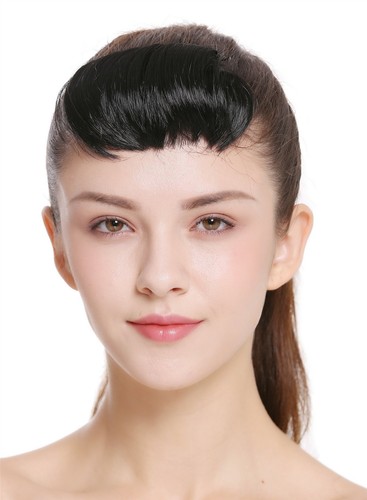 Haarteil pony clip - clip-in, kurz