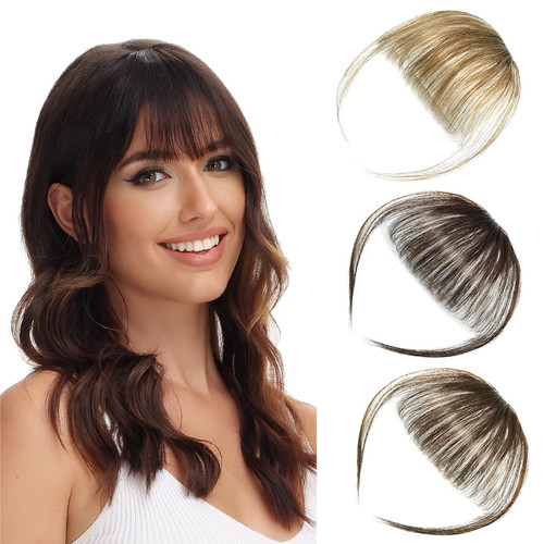 Clip pony echthaar bangs - clip, in