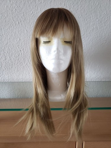 Perücke mit pony kunsthaar - perücke,