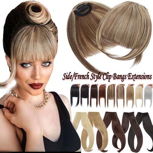 Wie echthaar pony bangs clip - echthaar,